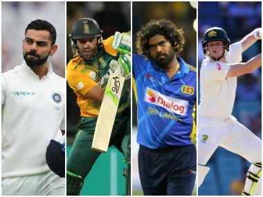 Best of 2010s: Virat Kohli, Steve Smith, Lasith Malinga, AB de Villiers dominate Test, ODI, T20I teams of the decade Best of 2010s: Virat Kohli, Steve Smith, Lasith Malinga, AB de Villiers dominate Test, ODI, T20I teams of the decade