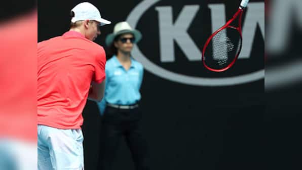 Australian Open 2020: Denis Shapovalov loses cool at chair umpire before shock defeat in first round, receives code violation
