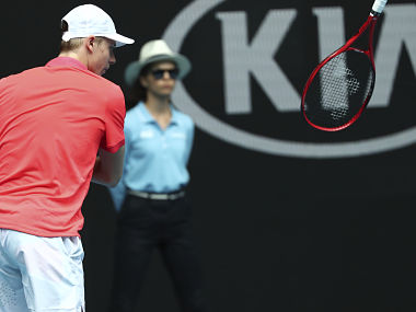 Australian Open 2020: Denis Shapovalov loses cool at chair umpire before shock defeat in first round, receives code violation Australian Open 2020: Denis Shapovalov loses cool at chair umpire before shock defeat in first round, receives code violation