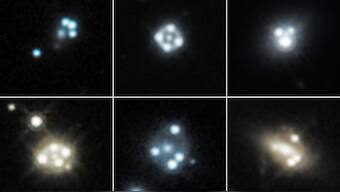 Tiny, cold clumps of dark matter seen by Hubble backs key prediction in dark matter physics