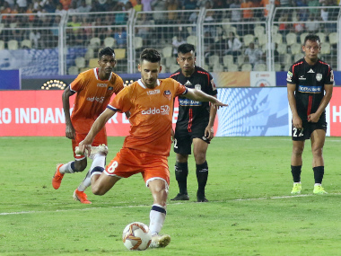 ISL 2019-20: FC Goa celebrate 100th league match with 2-0 win over NorthEast United, climb back to top of table ISL 2019-20: FC Goa celebrate 100th league match with 2-0 win over NorthEast United, climb back to top of table