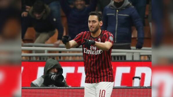 Coppa Italia: Hakan Calhanoglu scores twice to help AC Milan beat Torino in quarter-finals as club pays tribute to Kobe Bryant