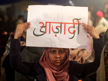 At Delhi's Shaheen Bagh, anti-CAA protesters ring in 2020 with national anthem, 'inquilab zindabad', 'azadi' slogans At Delhi's Shaheen Bagh, anti-CAA protesters ring in 2020 with national anthem, 'inquilab zindabad', 'azadi' slogans