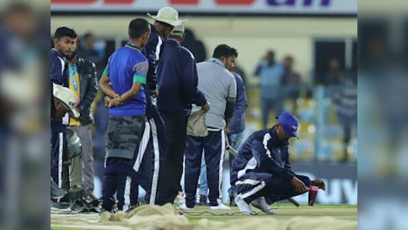 India vs Sri Lanka: 'Ground staff using life hacks on pitch', Twitter reacts to hair dryer, steam iron being used to dry Guwahati pitch