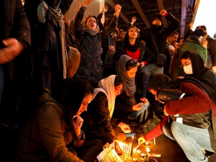 Protests erupt amid tightened security in Iran's capital after Revolutionary Guard admits to downing Ukranian plane