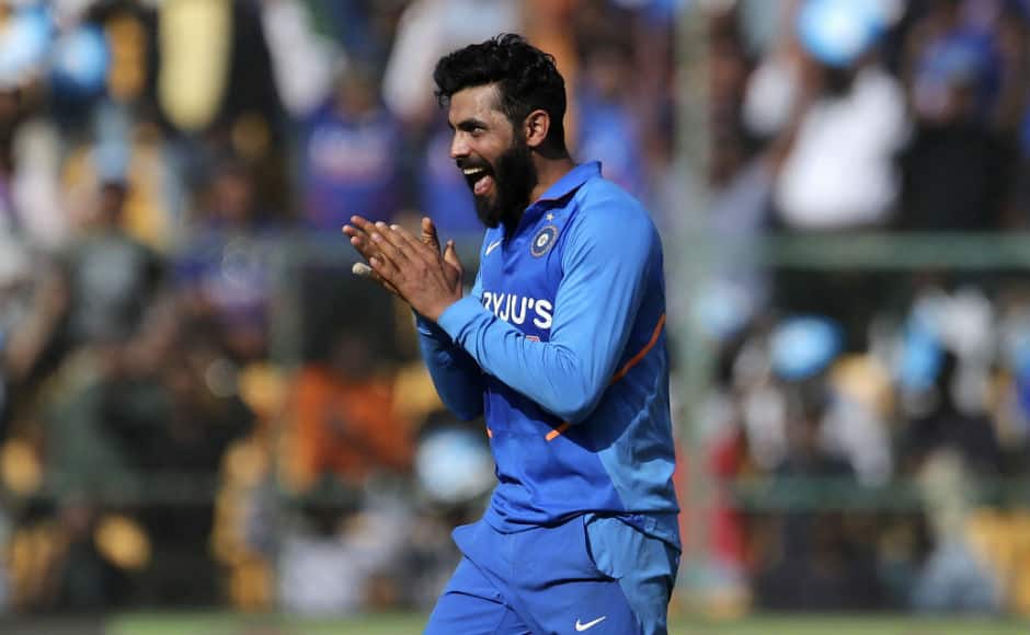 Left-arm spinner Ravindra Jadeja was the pick of the bowlers and picked up two crucial wickets. He was economical as well and conceded merely 18 runs from his spell. AP 