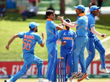 ICC U-19 World Cup 2020: Kartik Tyagi's sensational spell rips apart Australian top-order as India storm into semi-final with big win ICC U-19 World Cup 2020: Kartik Tyagi's sensational spell rips apart Australian top-order as India storm into semi-final with big win