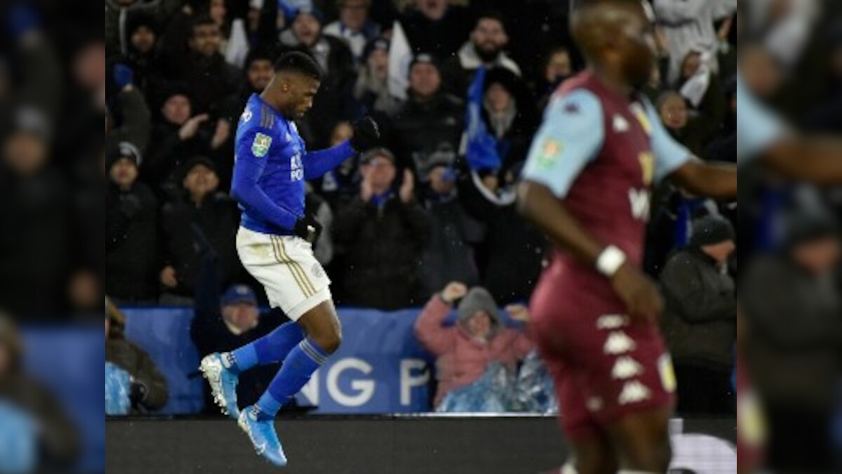 League Cup: Aston Villa defender Ezri Konsa's 'farcical' moment sees Leicester rescue semi-final first-leg draw