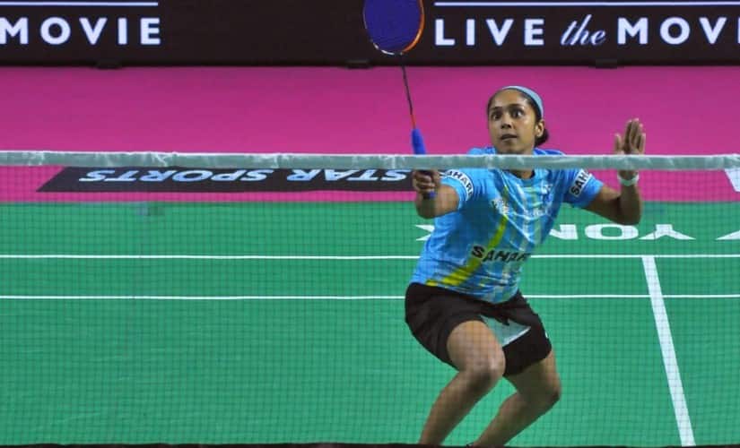 PV Sindhu beat Tanvi Lad in their women’s singles match during the Awadhe Warriors vs Hyderabad Hunters tie of the PBL.
