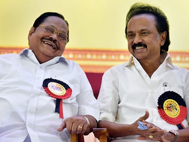Congress can quit alliance if they want to, says DMK veteran Duraimurugan even as national party tries to downplay conflict Congress can quit alliance if they want to, says DMK veteran Duraimurugan even as national party tries to downplay conflict