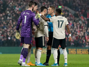 Premier League: Manchester United handed fine for failing to control players in heated defeat against Liverpool Premier League: Manchester United handed fine for failing to control players in heated defeat against Liverpool