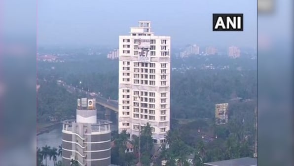 55-meter-high Jain Coral Cove demolished in Kochi for violating CRZ norms; third building razed after SC order