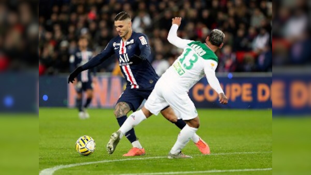 Coupe de la Ligue: Mauro Icardi continues goalscoring form as Paris Saint-Germain thrash 10-man Saint Etienne