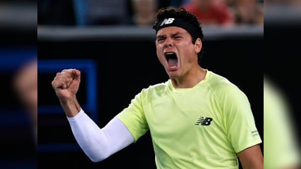 Australian Open 2020: Milos Raonic's serving masterclass too hot to handle for Stefanos Tsitsipas