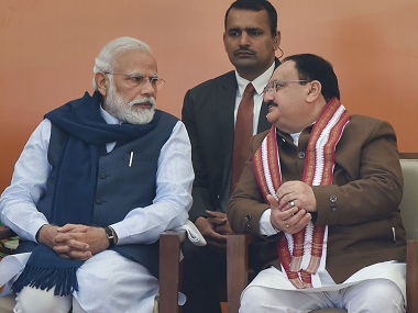JP Nadda is new BJP chief: Narendra Modi, Amit Shah express confidence over party's future under his leadership JP Nadda is new BJP chief: Narendra Modi, Amit Shah express confidence over party's future under his leadership