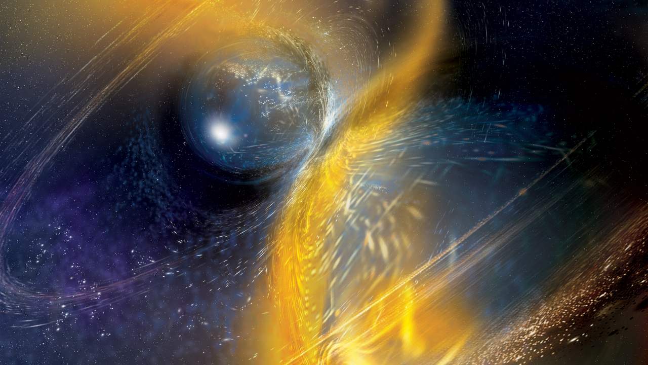 Gravitational wave discovery from a huge cosmic collision leaves astronomers wondering what hit them Gravitational wave discovery from a huge cosmic collision leaves astronomers wondering what hit them