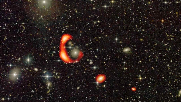 Rare hydrogen gas ring found in distant galaxy with no new stars by Pune astronomers