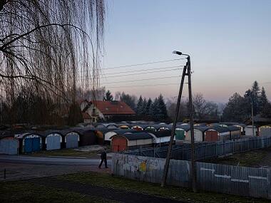 The town of Jawiszowice, which was annexed by Nazi Germany at the beginning of World War II and became the location of one of the Auschwitz sub-camps. By Maciek Nabrdalik © 2020 The New York Times 