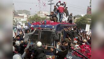 Pakistani court gives 55-year jail term to 86 members of radical party for participating in violent rallies against acquittal of Aasia Bibi