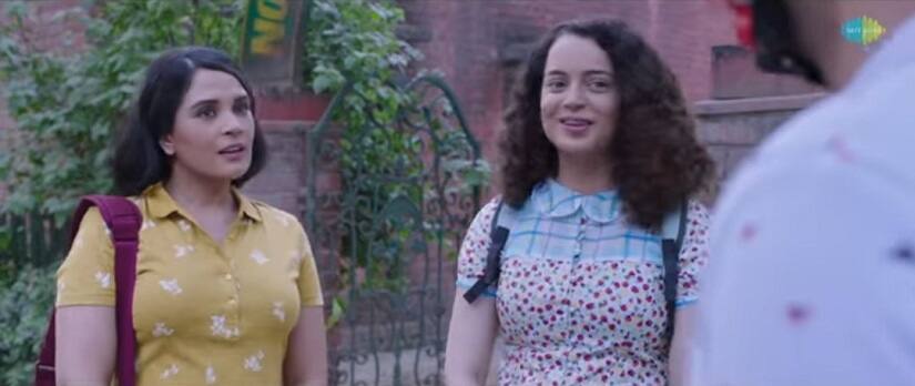 Kangana Ranaut and Richa Chadha in a still from the song | Twitter