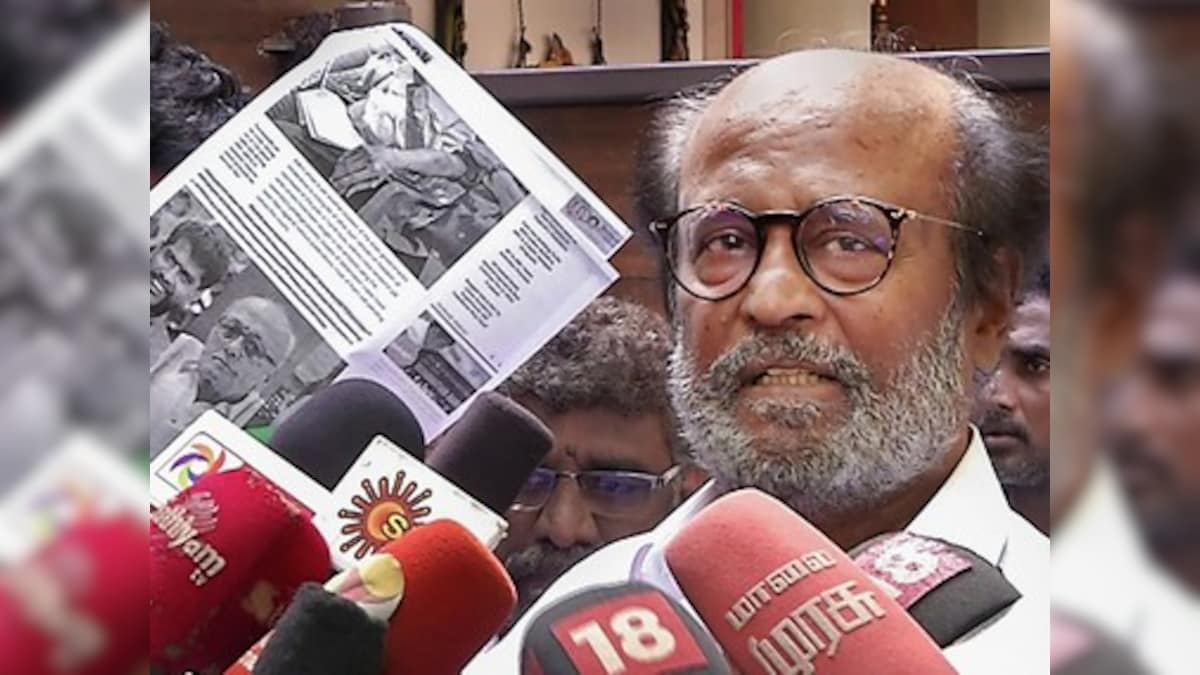 Will not apologise for remark on Periyar rally, says Rajinikanth; Tamil fringe outfit DVK moves Madras HC demanding FIR against actor