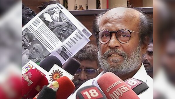 Will not apologise for remark on Periyar rally, says Rajinikanth; Tamil fringe outfit DVK moves Madras HC demanding FIR against actor