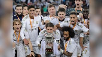 Spanish Super Cup: 10-man Real Madrid beat city rivals Atletico in penalty shoot-out to claim title