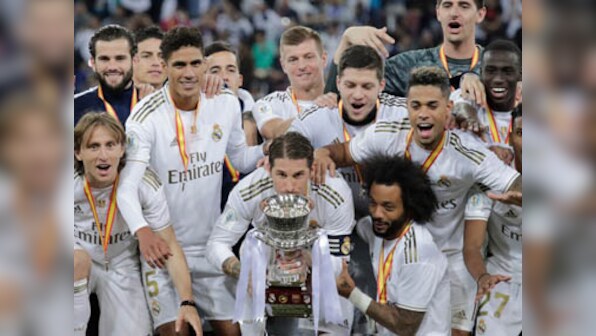 Spanish Super Cup: 10-man Real Madrid beat city rivals Atletico in penalty shoot-out to claim title