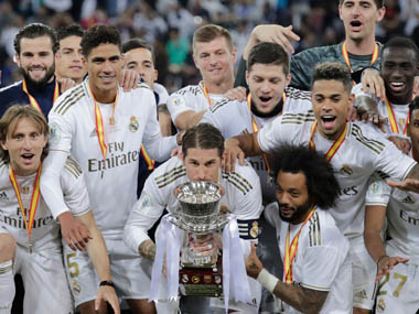 Spanish Super Cup: 10-man Real Madrid beat city rivals Atletico in penalty shoot-out to claim title Spanish Super Cup: 10-man Real Madrid beat city rivals Atletico in penalty shoot-out to claim title