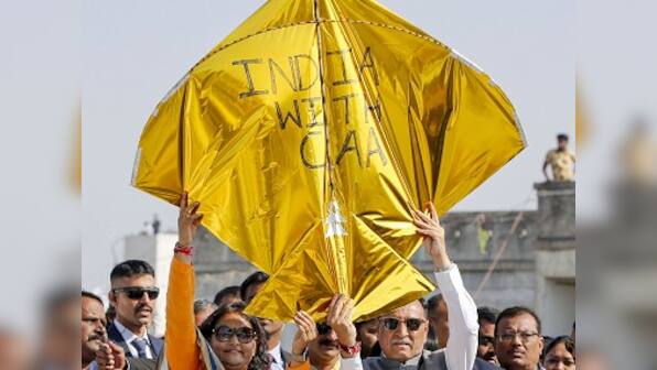 Battle over CAA reaches skies: Kites with messages for and against amended citizenship law flown in Gujarat on Makar Sankranti
