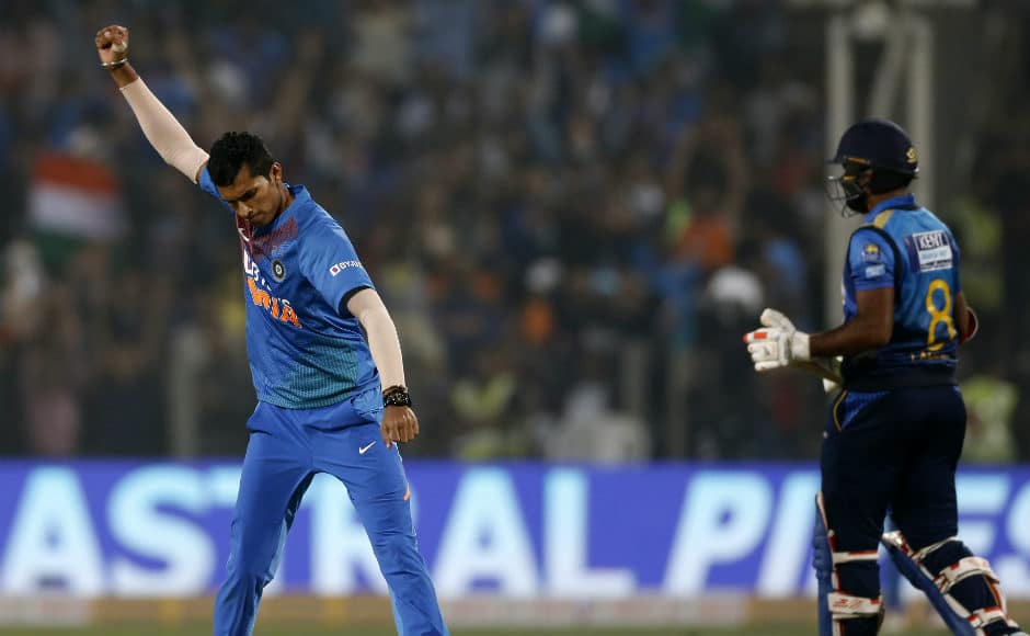 Speedster Navdeep Saini rattled through the Sri Lankan line-up, picking up three wickets. He was also adjudged the Player of the Series for his consistent performances. AP