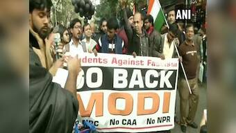 'Go Back Modi': TMC, CPM activists raise placards during protests against CAA, NRC ahead of PM's West Bengal visit