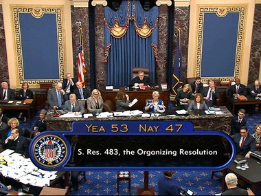 Republicans block subpoenas for new proof as US Senate debates norms of trial on Day One; moderates force last-minute reversal in pro-Trump rules Republicans block subpoenas for new proof as US Senate debates norms of trial on Day One; moderates force last-minute reversal in pro-Trump rules