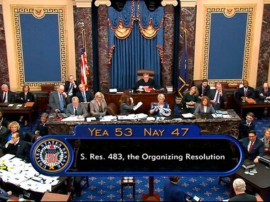 Republicans block subpoenas for new proof as US Senate debates norms of trial on Day One; moderates force last-minute reversal in pro-Trump rules