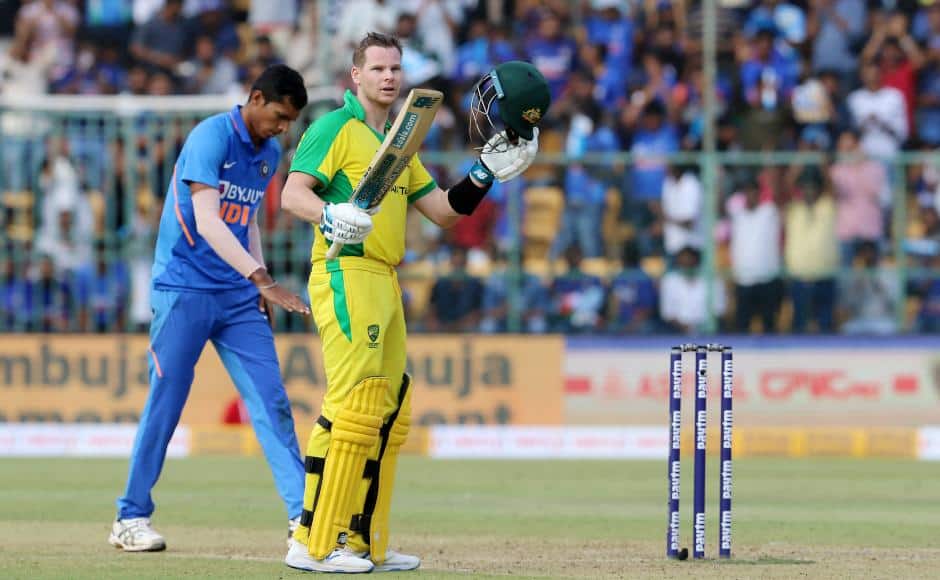 Steve Smith, who missed out on a century in Rajkot, was the saviour for the visitors, with a splendid knock of 131. That led the Aussies to 286-9. Sportzpics