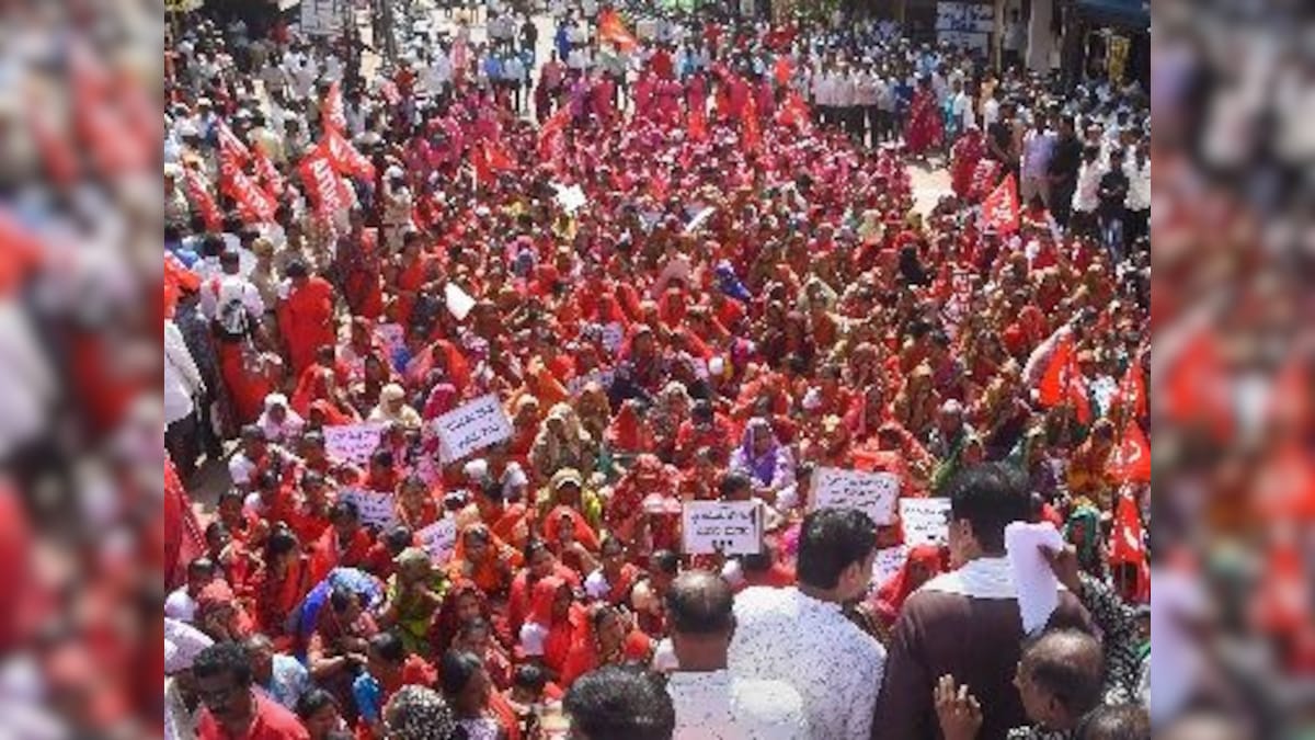 Bharat Bandh: Transport, banking hit in several states as Left, Congress-backed unions go on strike; vandals torch vehicles in Bengal