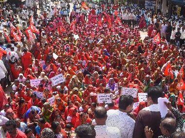 Bharat Bandh: Transport, banking hit in several states as Left, Congress-backed unions go on strike; vandals torch vehicles in Bengal