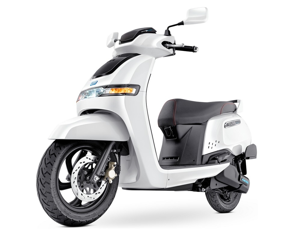 TVS iQube electric twowheeler launched in India at Rs 1.15 lakh, on