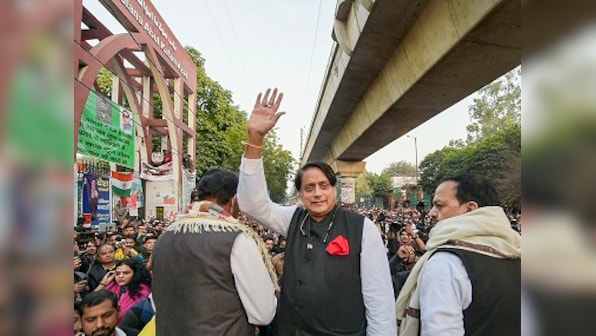 Shashi Tharoor calls police action on Jamia students 'blot on nation', says CAA betrays Mahatma Gandhi's ideals