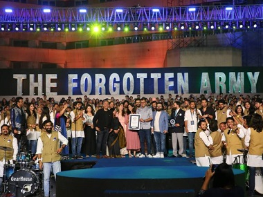 Amazon Prime's The Forgotten Army music concert with 1,046 performers sets a Guinness World Record Amazon Prime's The Forgotten Army music concert with 1,046 performers sets a Guinness World Record