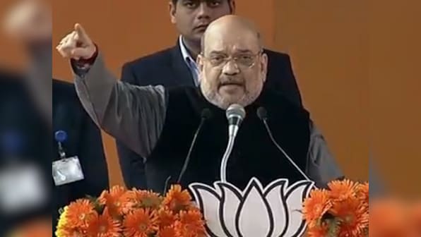 At New Delhi rally, Amit Shah accuses Gandhis of misleading people on CAA, claims Arvind Kejriwal favours 'anti-nationals'