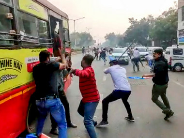 JNU attack: Nikhil Savani, Gujarat NSUI gen secy, among over 10 injured as student body clashes with ABVP during protest against campus violence JNU attack: Nikhil Savani, Gujarat NSUI gen secy, among over 10 injured as student body clashes with ABVP during protest against campus violence