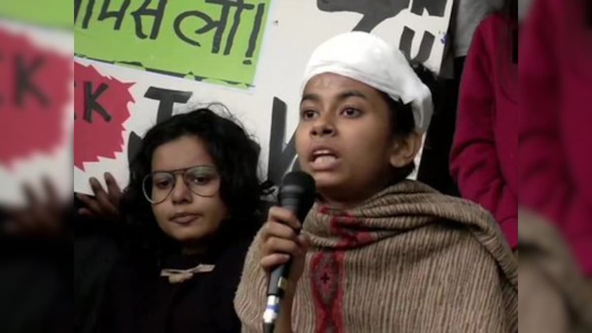 Aishe Ghosh and three others appear for questioning before Delhi Police SIT regarding 5 Jan violence in JNU campus