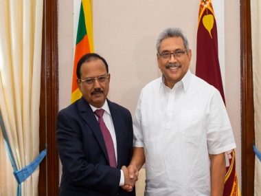 Ajit Doval meets Sri Lankan president Gotabaya Rajapaksa, pledges $50 million to purchase defence equipment Ajit Doval meets Sri Lankan president Gotabaya Rajapaksa, pledges $50 million to purchase defence equipment