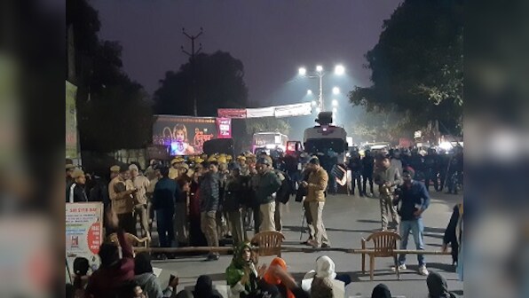 AMU students block Aligarh-Moradabad highway, demand release of peer arrested for heckling V-C during Republic Day speech