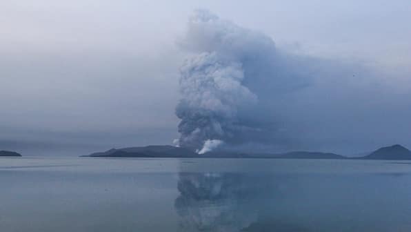 Lava erupts from Taal volcano in Philippines, tens of thousands of people evacuate their villages