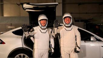 NASA astronauts to be launched by SpaceX will ride in Tesla cars instead of astrovans