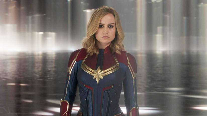 Brie Larson as Captain Marvel. Image from Twitter