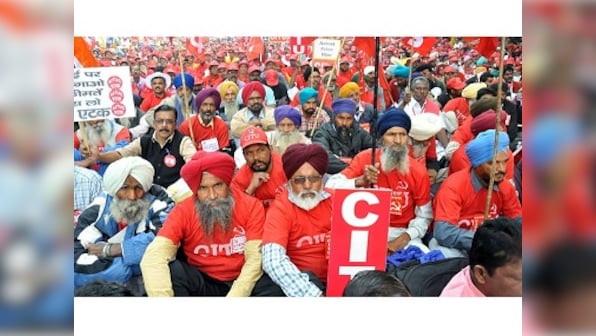 Trade unions to go on strike on 22 May to protest against labour laws suspension by some states during the lockdown