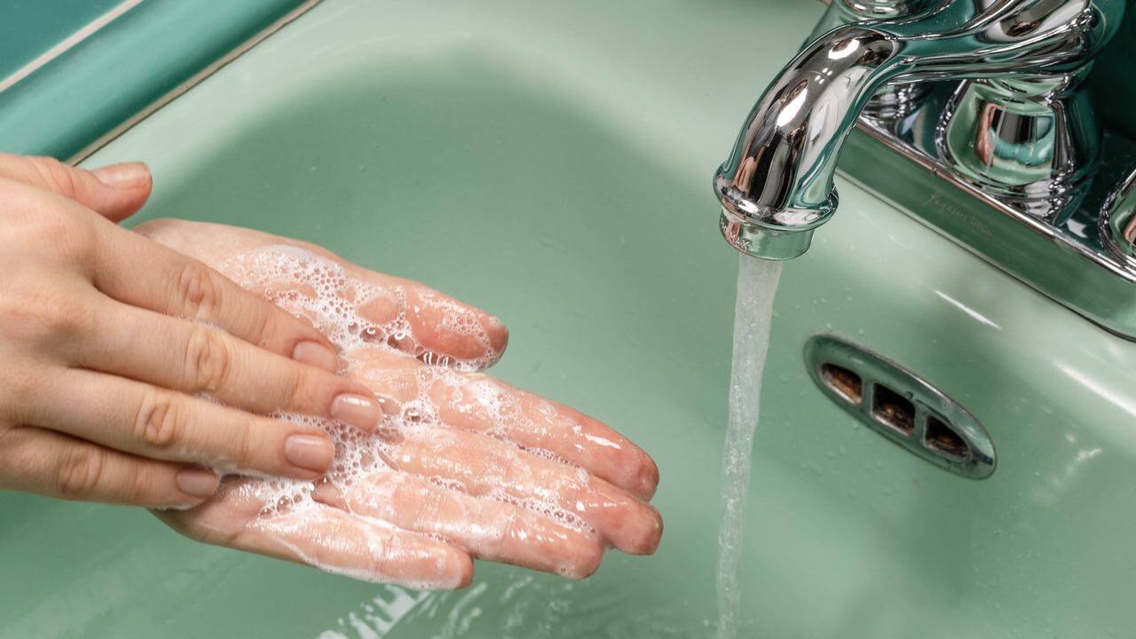 Washing your hands with soap and water is really the only way to protect yourself from the virus. 
